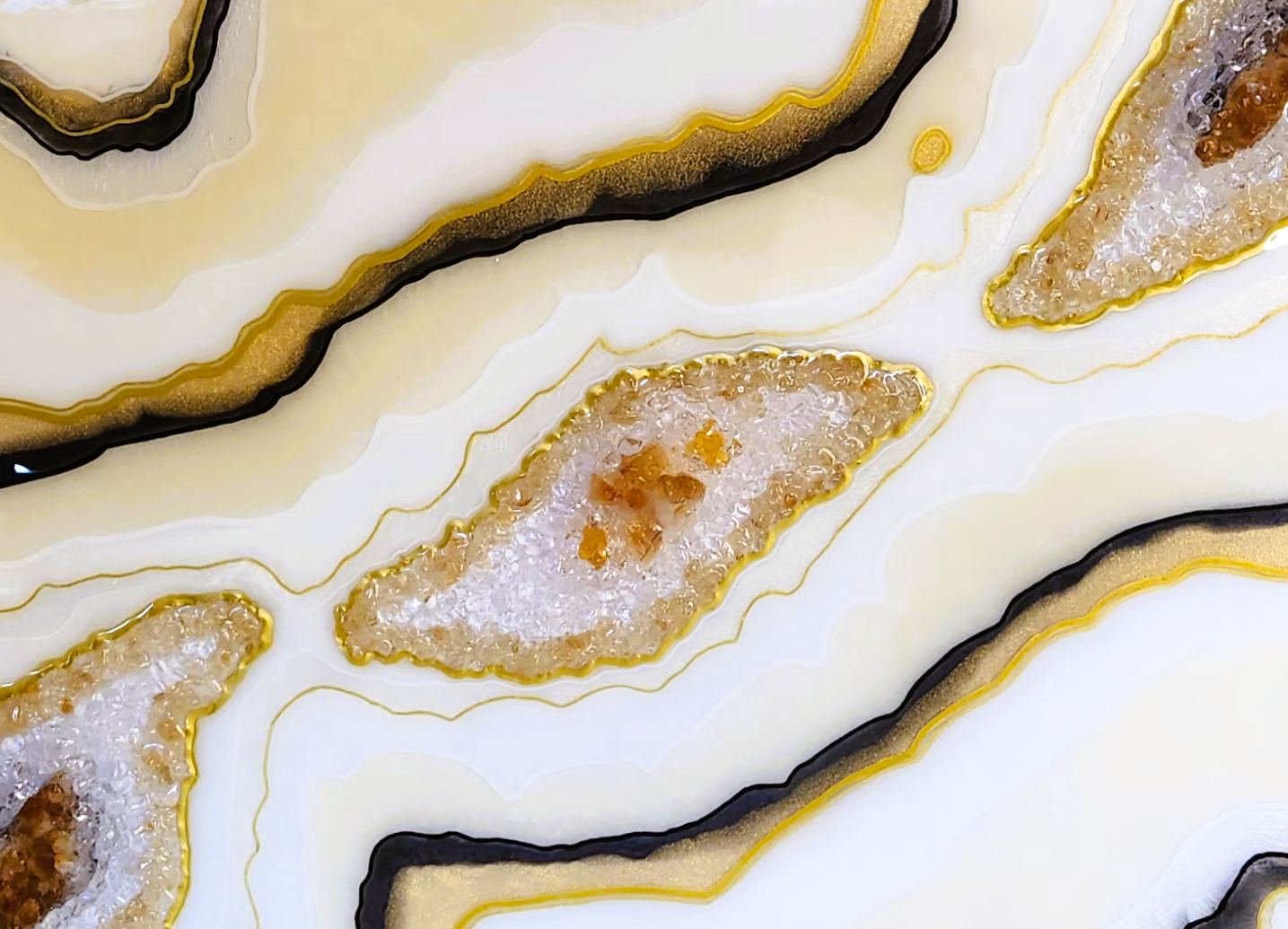 Citrine Geode Art