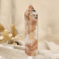 Brecciated Pink Agate Point